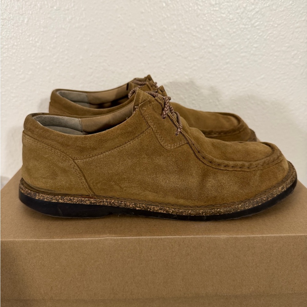 Birkenstock Pasadena II  brown suede Men’s shoes Loafers Size 44